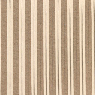ROBERT ALLEN FABRICS-WESTON STRIPE -SADDLE
