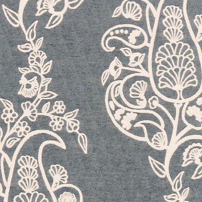 ROBERT ALLEN FABRICS-VINE ROMANCE -MINERAL