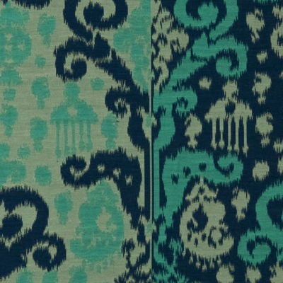 BEACON HILL FABRICS-CASSIA IKAT -LAGOON