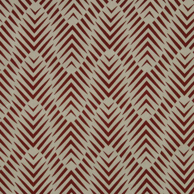 ROBERT ALLEN FABRICS-ZEBRA GEO -CURRANT
