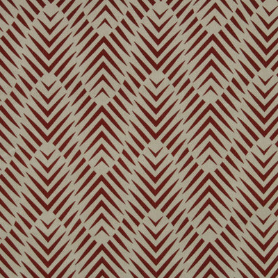 ROBERT ALLEN FABRICS-ZEBRA GEO -CURRANT