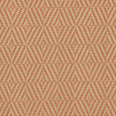 BEACON HILL FABRICS-WOVEN LATTICE -CORAL