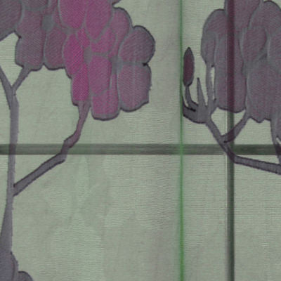 ROBERT ALLEN FABRICS-FLORAVILLE -RHUBARB