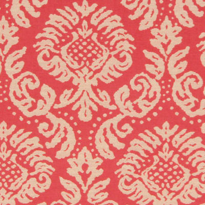 BEACON HILL FABRICS-ANEMONE FRAME -CORAL
