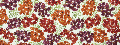 ROBERT ALLEN FABRICS-LUXURY FLORAL -POPPY