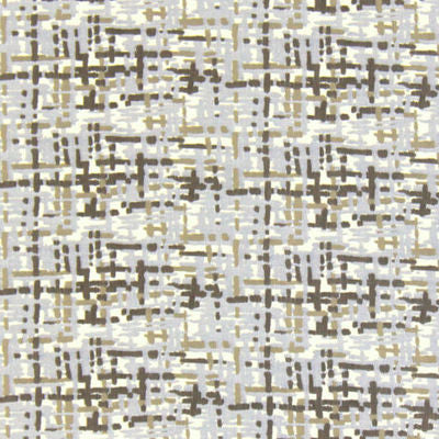 ROBERT ALLEN FABRICS-ABSTRACT PLAID -MINK