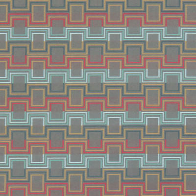 ROBERT ALLEN FABRICS-SQUARED UP -FIESTA