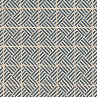 ROBERT ALLEN FABRICS-TRIANGULATION -COBALT