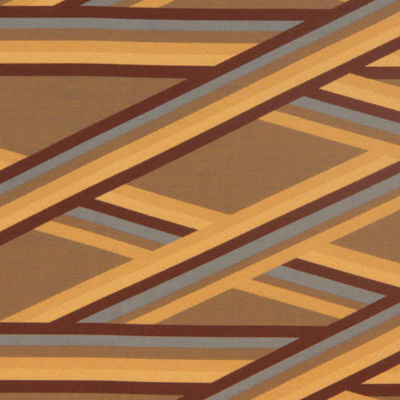 ROBERT ALLEN FABRICS-BANDEROLES -OXBLOOD