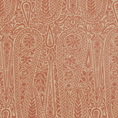 ROBERT ALLEN FABRICS-SATIN PAISLEY -MARMALADE