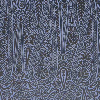ROBERT ALLEN FABRICS-SATIN PAISLEY -MEDITERRANEAN