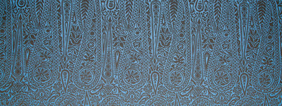 ROBERT ALLEN FABRICS-SATIN PAISLEY -MEDITERRANEAN
