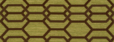 ROBERT ALLEN FABRICS-HEXAGON LINKS -LEAF