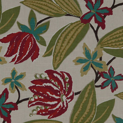 ROBERT ALLEN FABRICS-BRIGHT FLORAL -FUCHSIA