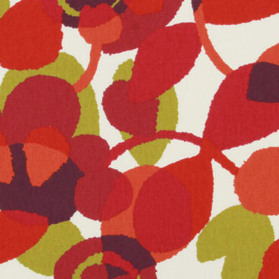 ROBERT ALLEN FABRICS-ABSTRACT FLORA -POPPY
