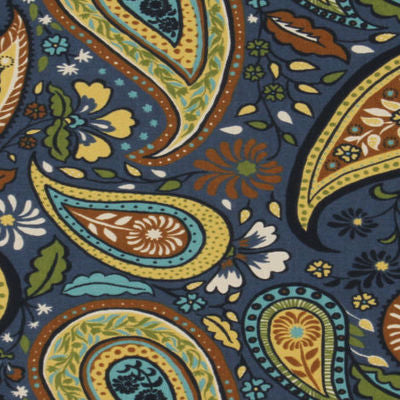 ROBERT ALLEN FABRICS-ART PAISLEY -INDIGO