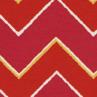 ROBERT ALLEN FABRICS-CHEVRONSTYL RR -POPPY