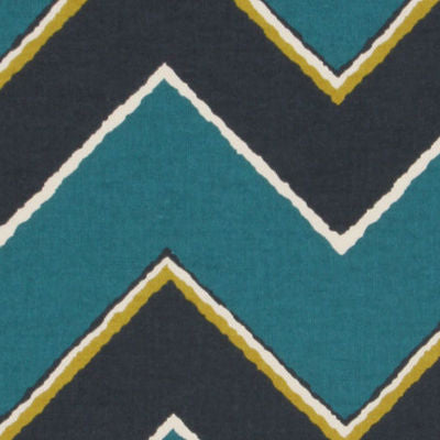 ROBERT ALLEN FABRICS-CHEVRONSTYL RR -TURQUOISE