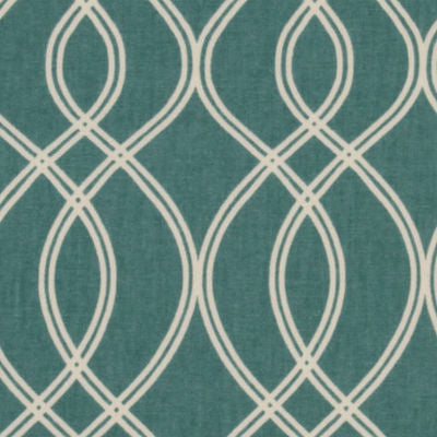 ROBERT ALLEN FABRICS-HELIX OGEE -TURQUOISE