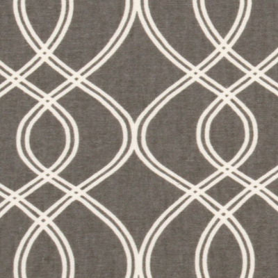 ROBERT ALLEN FABRICS-HELIX OGEE -GREYSTONE