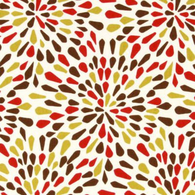 ROBERT ALLEN FABRICS-MANY PETALS -POPPY