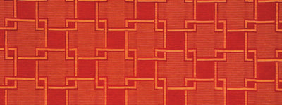 ROBERT ALLEN FABRICS-FRETWORK STRIE -CAYENNE