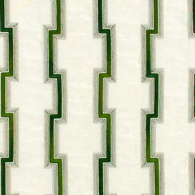 BEACON HILL FABRICS-HASHI FRET -FOREST