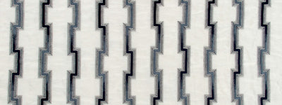 BEACON HILL FABRICS-HASHI FRET -NAVY