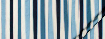 BEACON HILL FABRICS-BOURBON STRIPE -NAVY