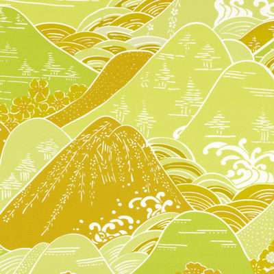 BEACON HILL FABRICS-FUJI -MANGO