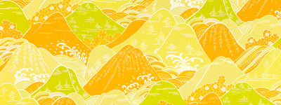 BEACON HILL FABRICS-FUJI -MANGO