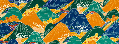 BEACON HILL FABRICS-FUJI -NEPTUNE
