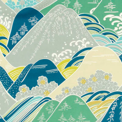 BEACON HILL FABRICS-FUJI -PACIFIC
