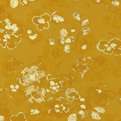BEACON HILL FABRICS-SAMURAI BLOOM -MANGO