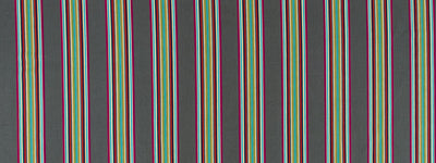 ROBERT ALLEN FABRICS-VILLA STRIPE -CHARCOAL