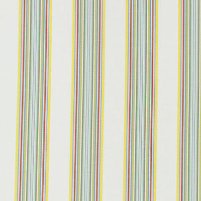 ROBERT ALLEN FABRICS-VILLA STRIPE -CORAL