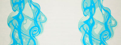 ROBERT ALLEN FABRICS-VAPOR CAPER -AZZURA