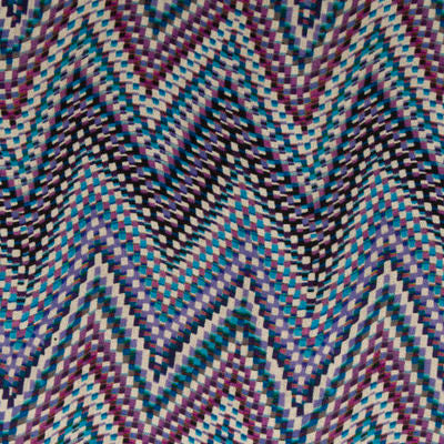 ROBERT ALLEN FABRICS-ELECTRIC WAVE -PASSION