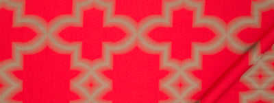 ROBERT ALLEN FABRICS-BLURRED LINES -CRIMSON