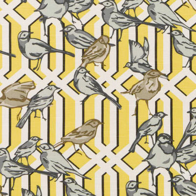 ROBERT ALLEN FABRICS-AVIARY TRELLIS -CITRINE