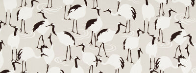 ROBERT ALLEN FABRICS-WINTER CRANE -LINEN