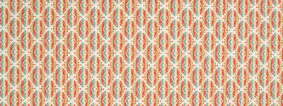 ROBERT ALLEN FABRICS-TWILL MOTIF BK -CORAL