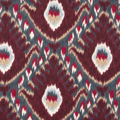ROBERT ALLEN FABRICS-BOLD IKAT -CURRANT