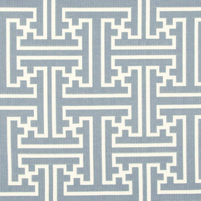 ROBERT ALLEN FABRICS-LATTICE LINKSBK -RAIN
