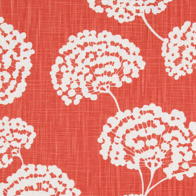 ROBERT ALLEN FABRICS-TOILE STEMS -CORAL