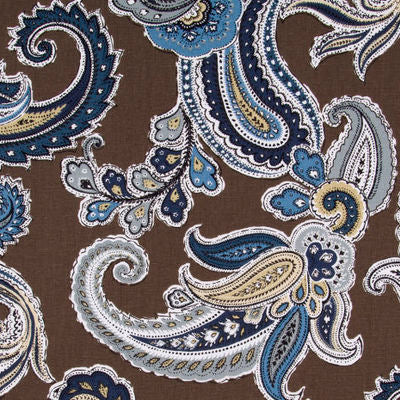 ROBERT ALLEN FABRICS-GLOBAL PAISLEY -TRUFFLE
