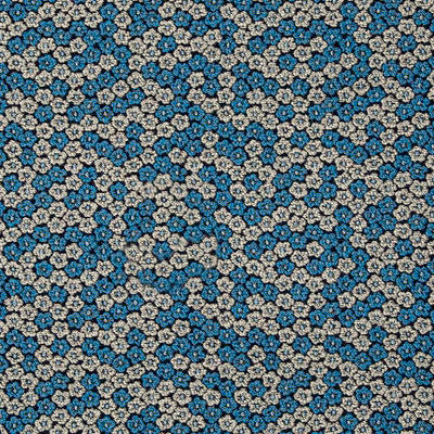 BEACON HILL FABRICS-LUANA FLORETTE -ISLANDBLUE