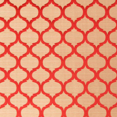 BEACON HILL FABRICS-CARNAVAL TILE -TOMATO
