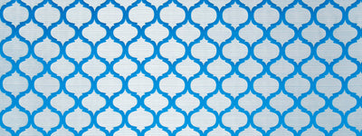 BEACON HILL FABRICS-CARNAVAL TILE -ISLANDBLUE