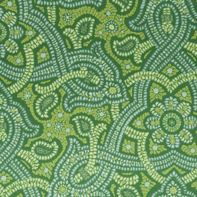 BEACON HILL FABRICS-SAMBA PAISLEY -EMERALD